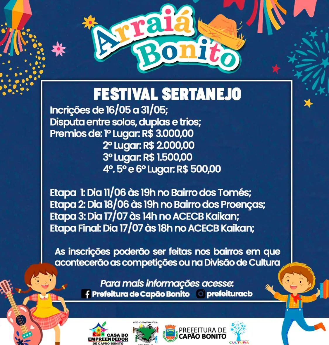1º Festival de Xadrez de Capão Bonito acontecerá neste fim de semana –  Prefeitura Municipal de Capão Bonito