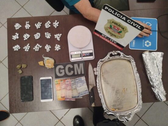 GCM apoia ação policial e suspeito é preso por tráfico de drogas em Capão Bonito