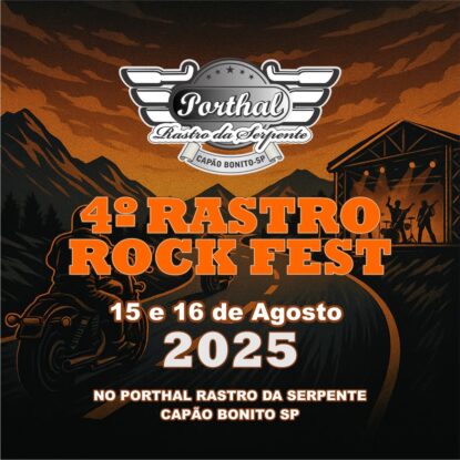 Rastro Rock Fest 2025 agita Capão Bonito neste final de semana 