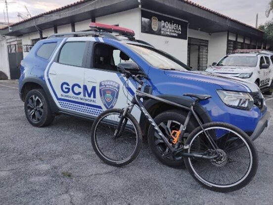 Guarda Municipal recupera bicicleta furtada e apreende dois menores