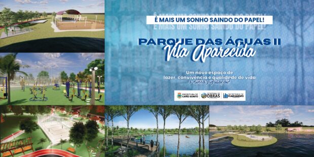 Obras do Parque das Águas da Vila Aparecida/Jardim da Amizade têm início e ampliarão espaços de lazer em Capão Bonito