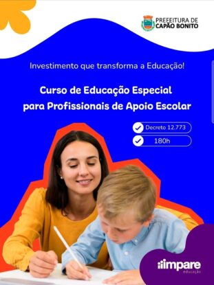Investimento que Transforma a Educação: Curso de Educação Especial é ofertado em Capão Bonito
