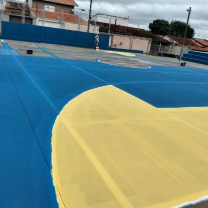 Quadra do Jardim Helena está sendo revitalizada e se aproxima da entrega à comunidade