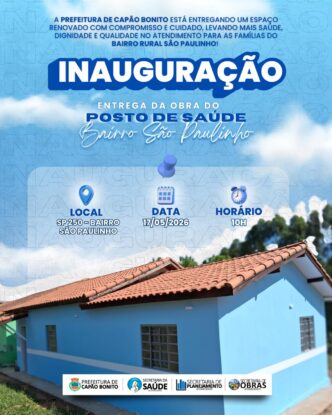 Mais uma importante inauguração neste final de semana