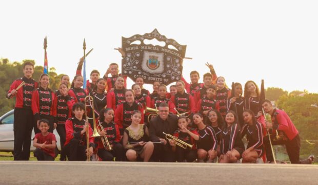 Banda Marcial Municipal Cavaleiros Vermelhos é campeã em concurso de Itararé