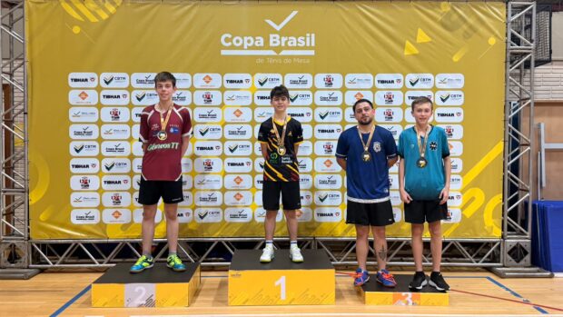 Atleta de Capão Bonito é campeão na Copa Brasil de Tênis de Mesa em Porto Alegre