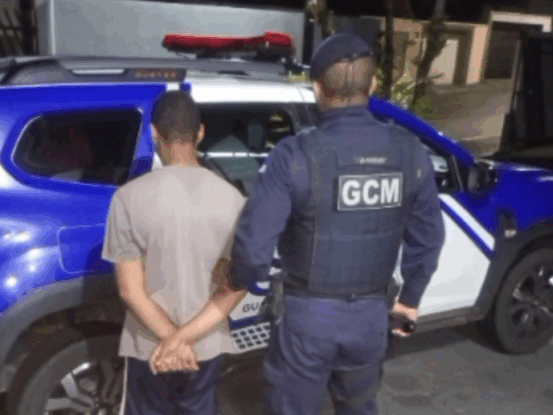 GCM localiza indivíduo com mandado de prisão em aberto durante patrulhamento