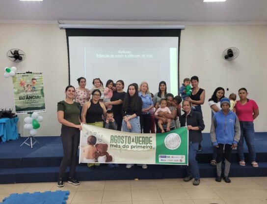 Agosto Verde: CRAS encerra campanha voltada à primeira infância