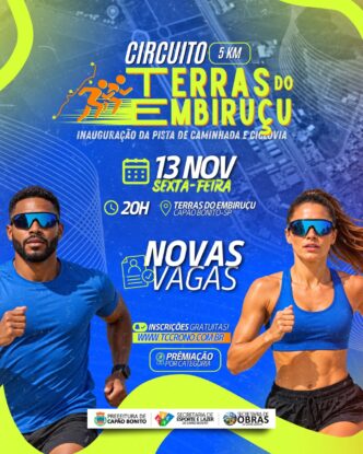 Circuito Terras do Embiruçu será realizado no dia 13 de novembro em Capão Bonito
